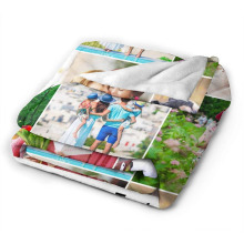 New Custom Kid Blankets with Photos Throw blanket sublimation blank for Baby Collage 1-9 Photos